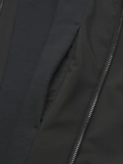 Midnight blue Performa shirt collar blouson