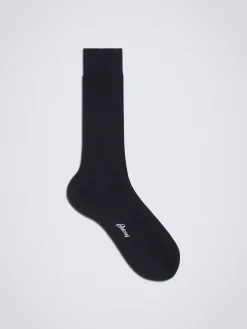 Midnight blue short socks