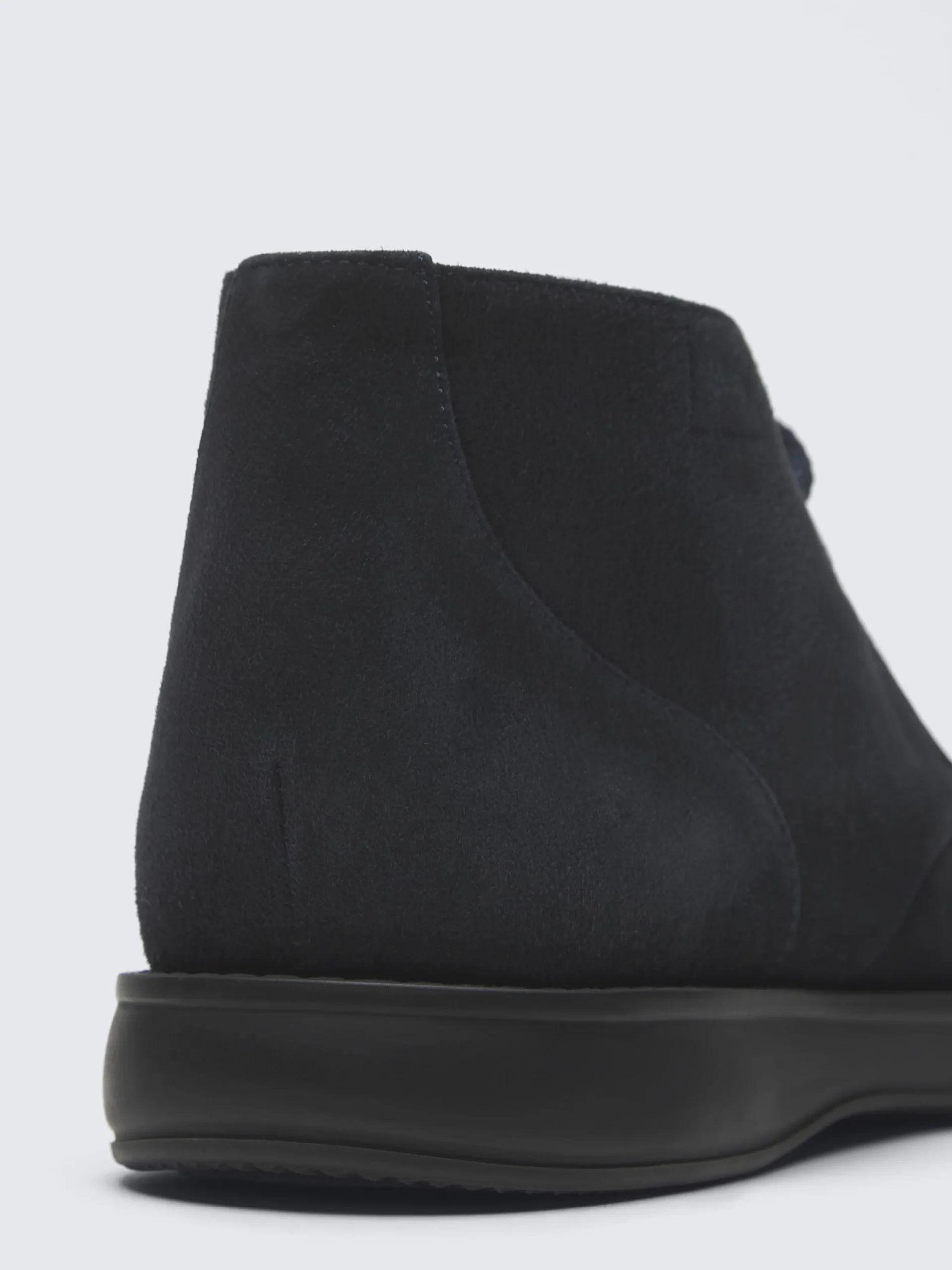 Midnight blue suede Journey desert boots