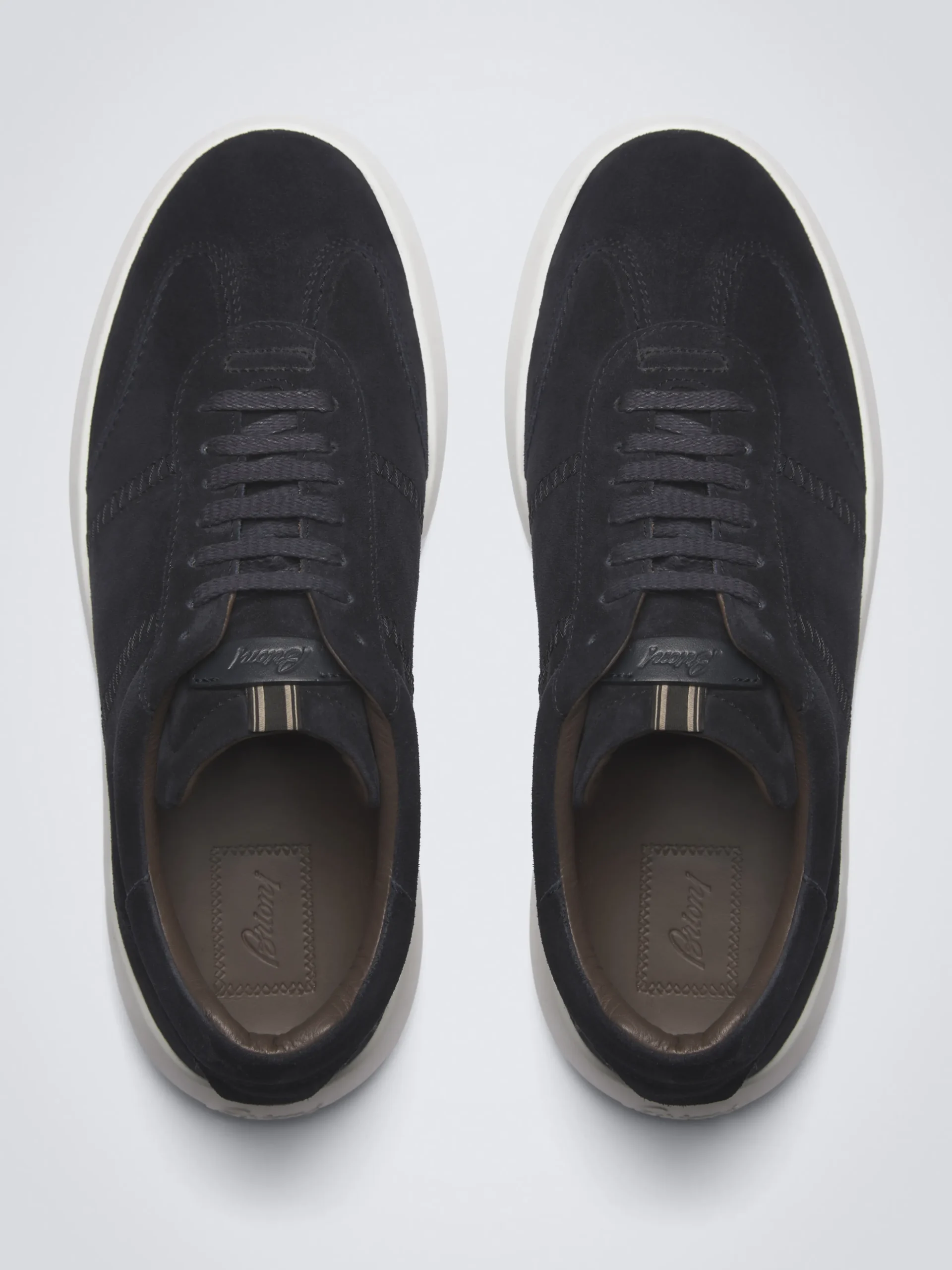 Midnight blue suede Olympia sneakers