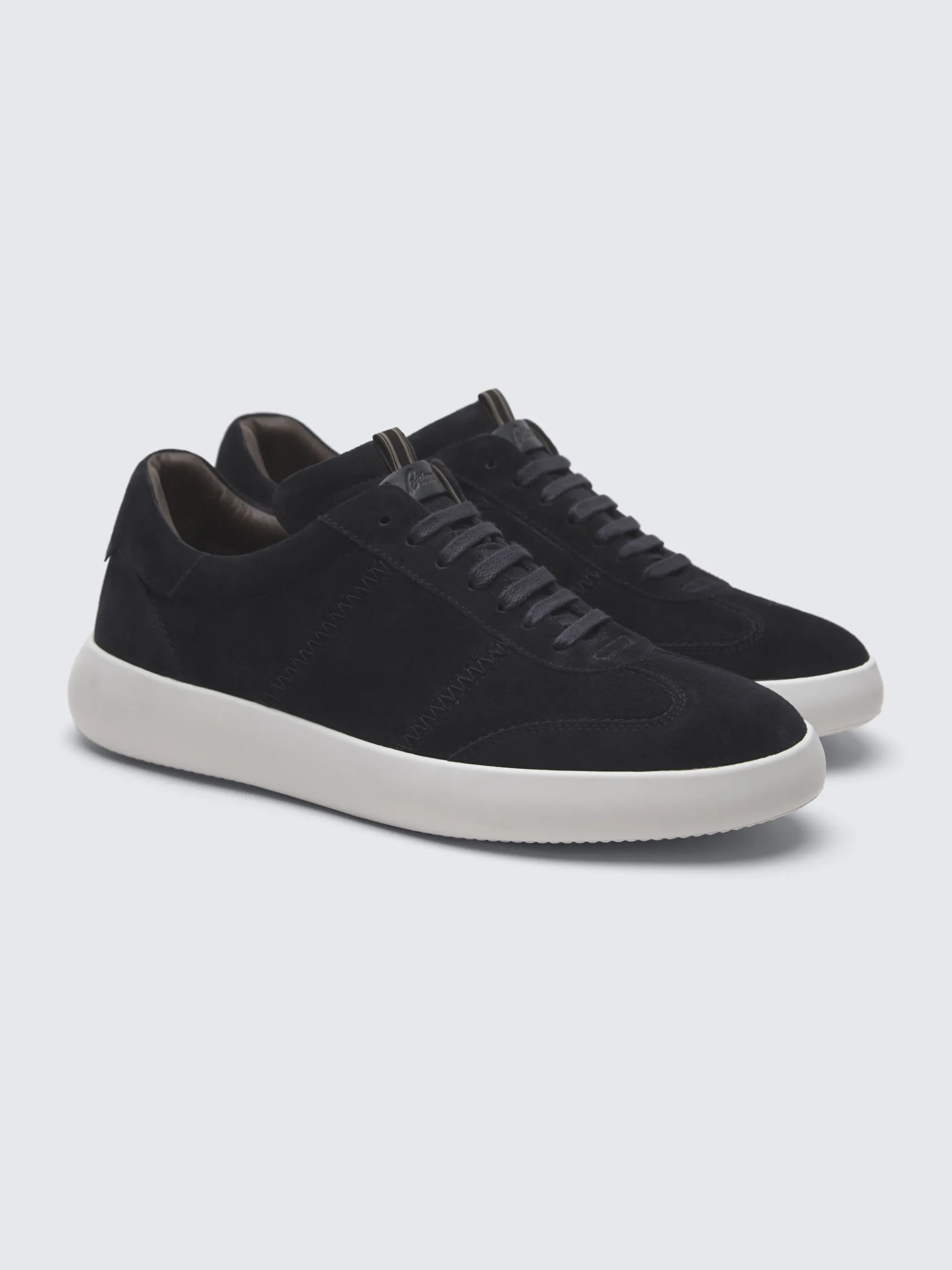 Midnight blue suede Olympia sneakers