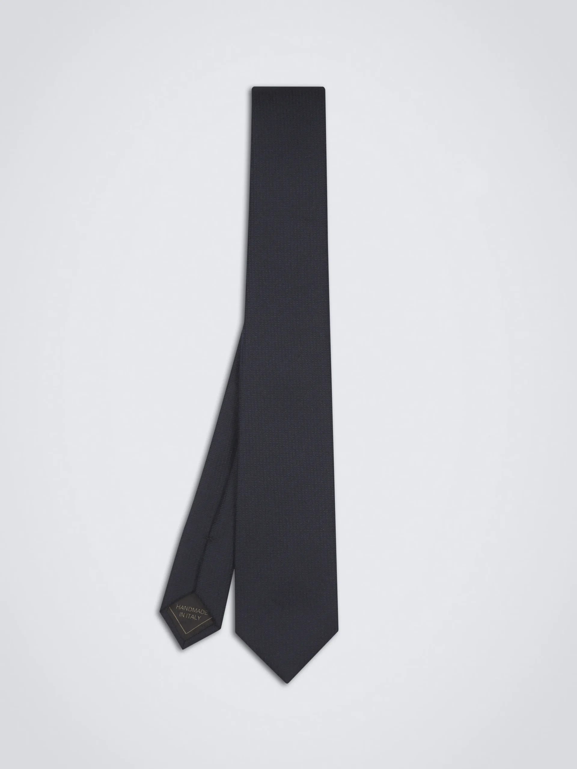 Navy blue cashmere blend tie