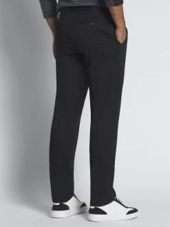 Navy blue cotton gabardine Journey trousers