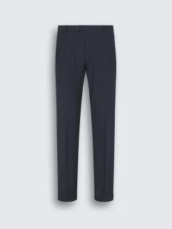 Navy blue linen, wool and silk Jardigan
