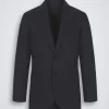 Navy blue pinstriped Super 210's wool Brunico suit