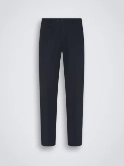 Navy blue Sea Island cotton twill Tigullio trousers