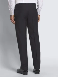 Navy blue wool and mohair Trevi tuxedo