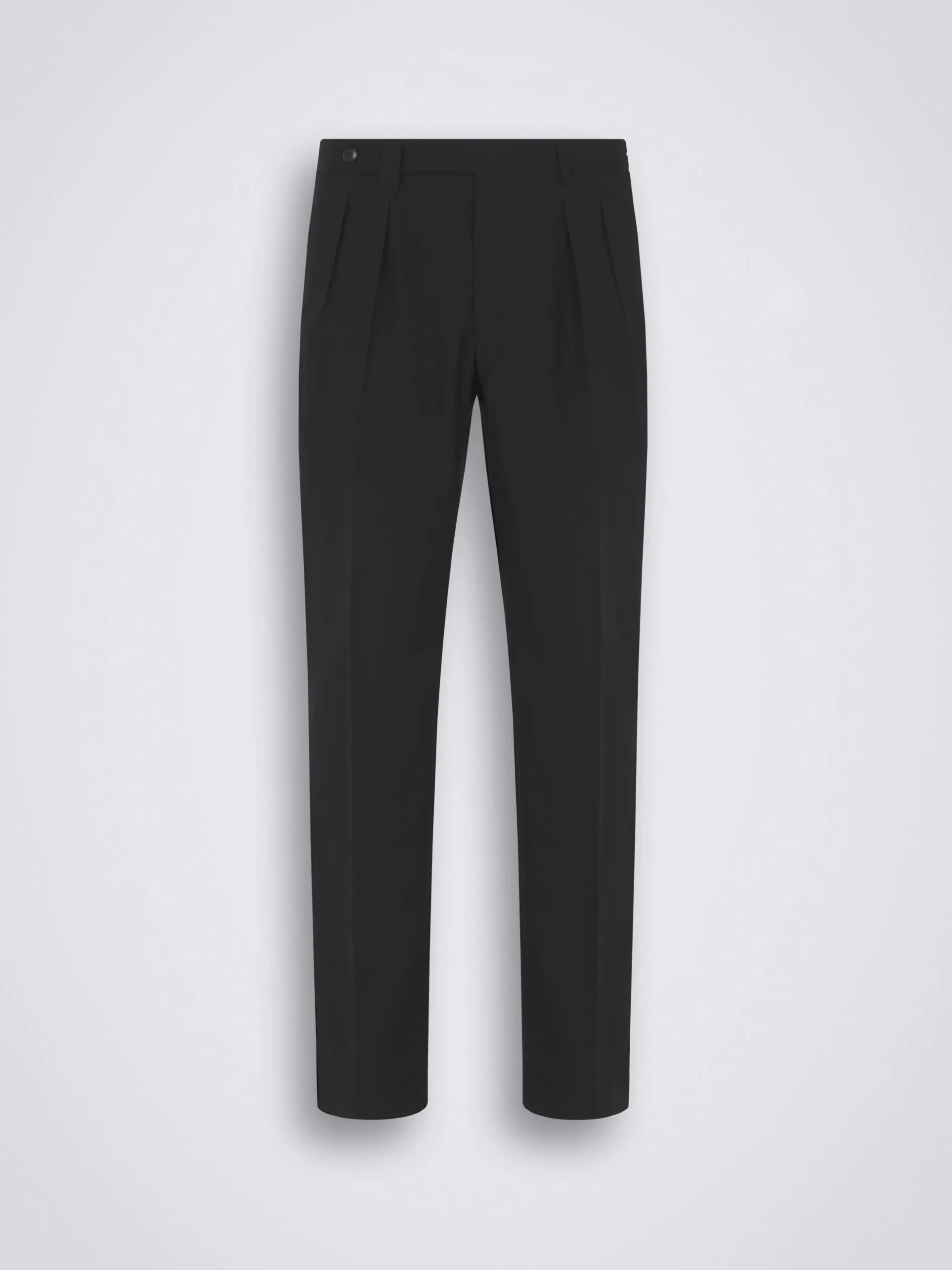 Navy blue wool Elba trousers