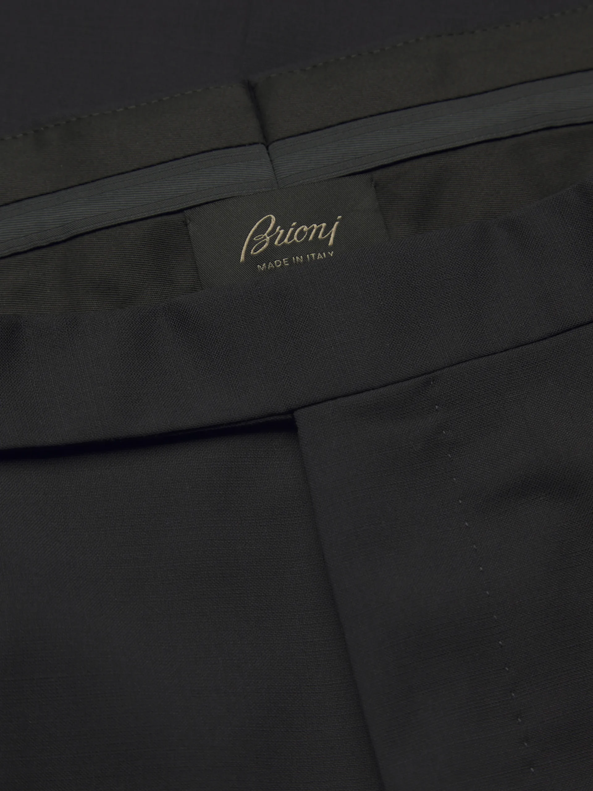 Navy blue wool Elba trousers