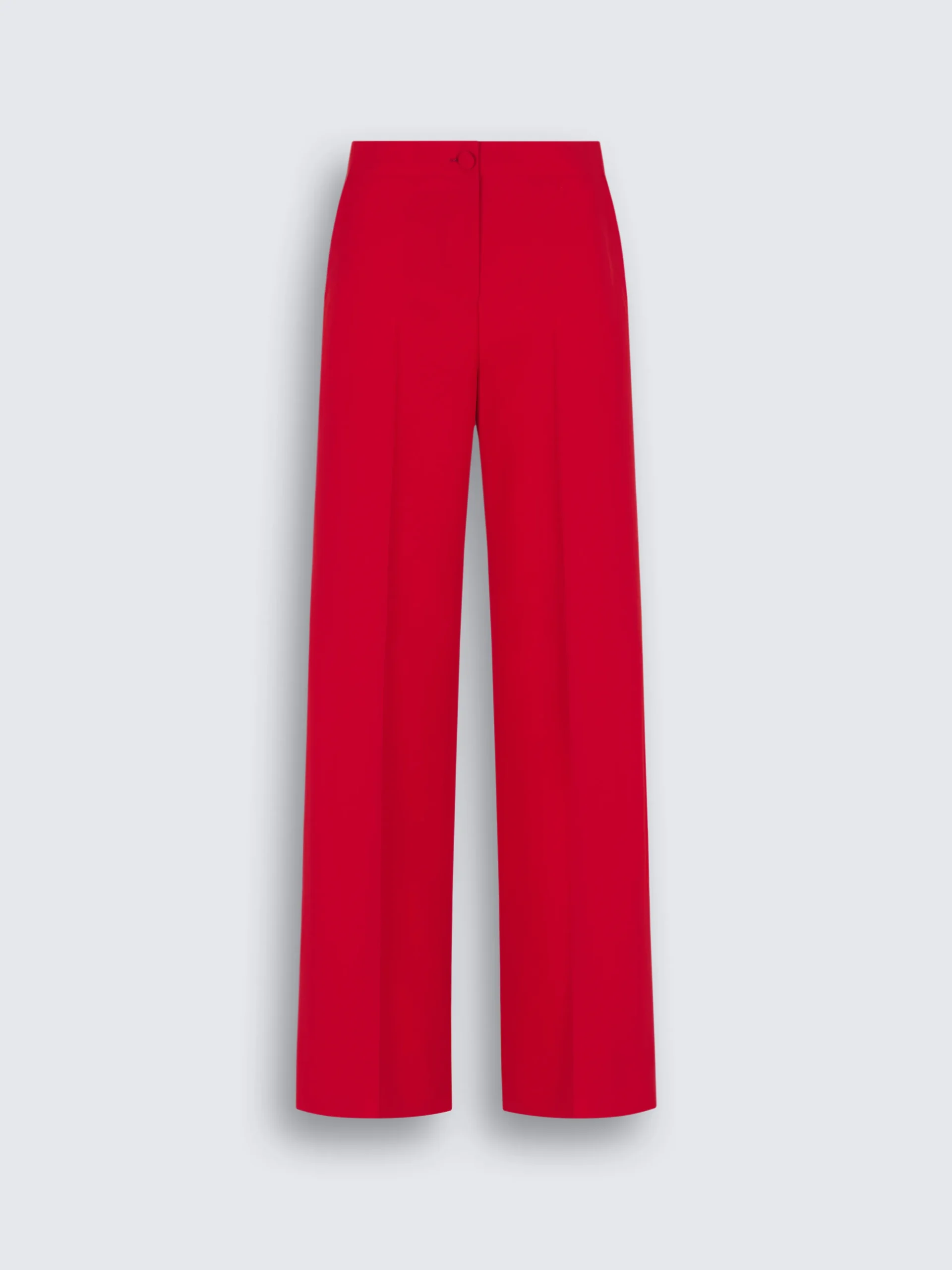 Red wool and silk Camilla trousers