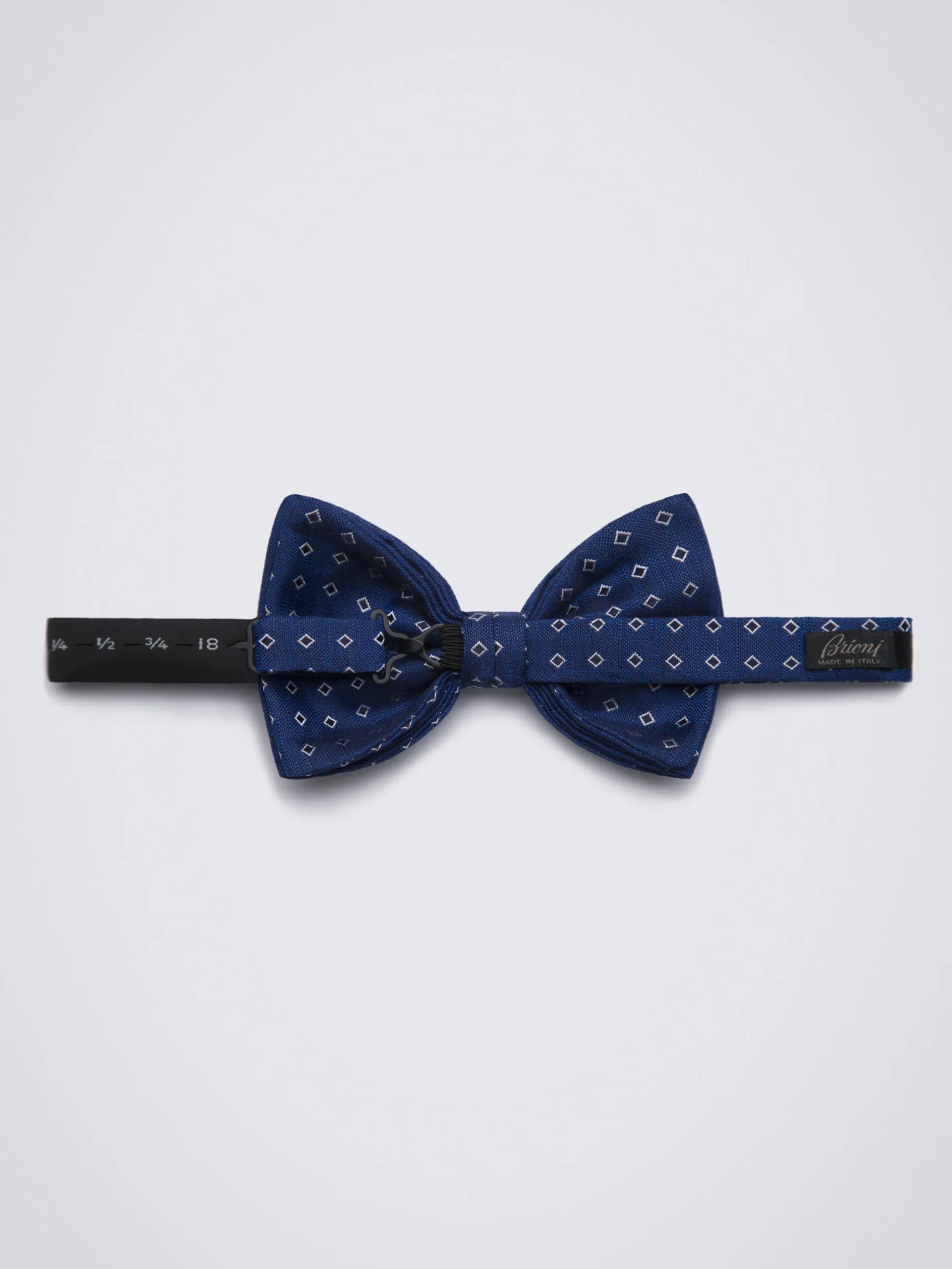 Royal blue silk bow tie