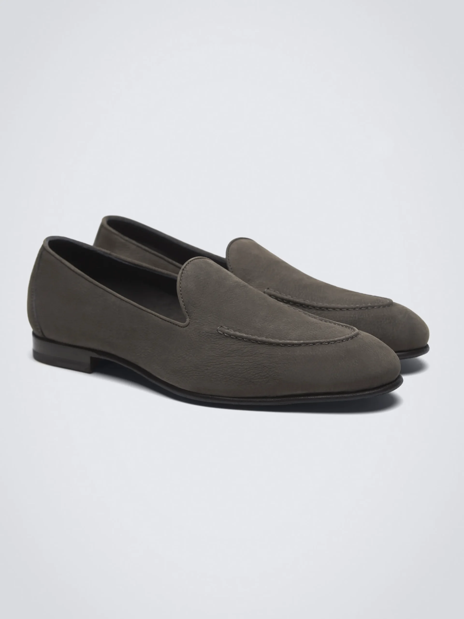 Taupe nubuck Appia loafer