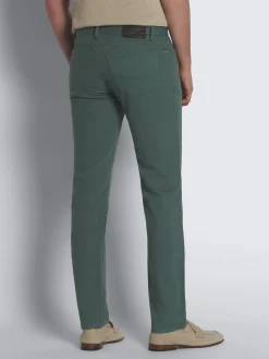 Teal green cotton Meribel jeans