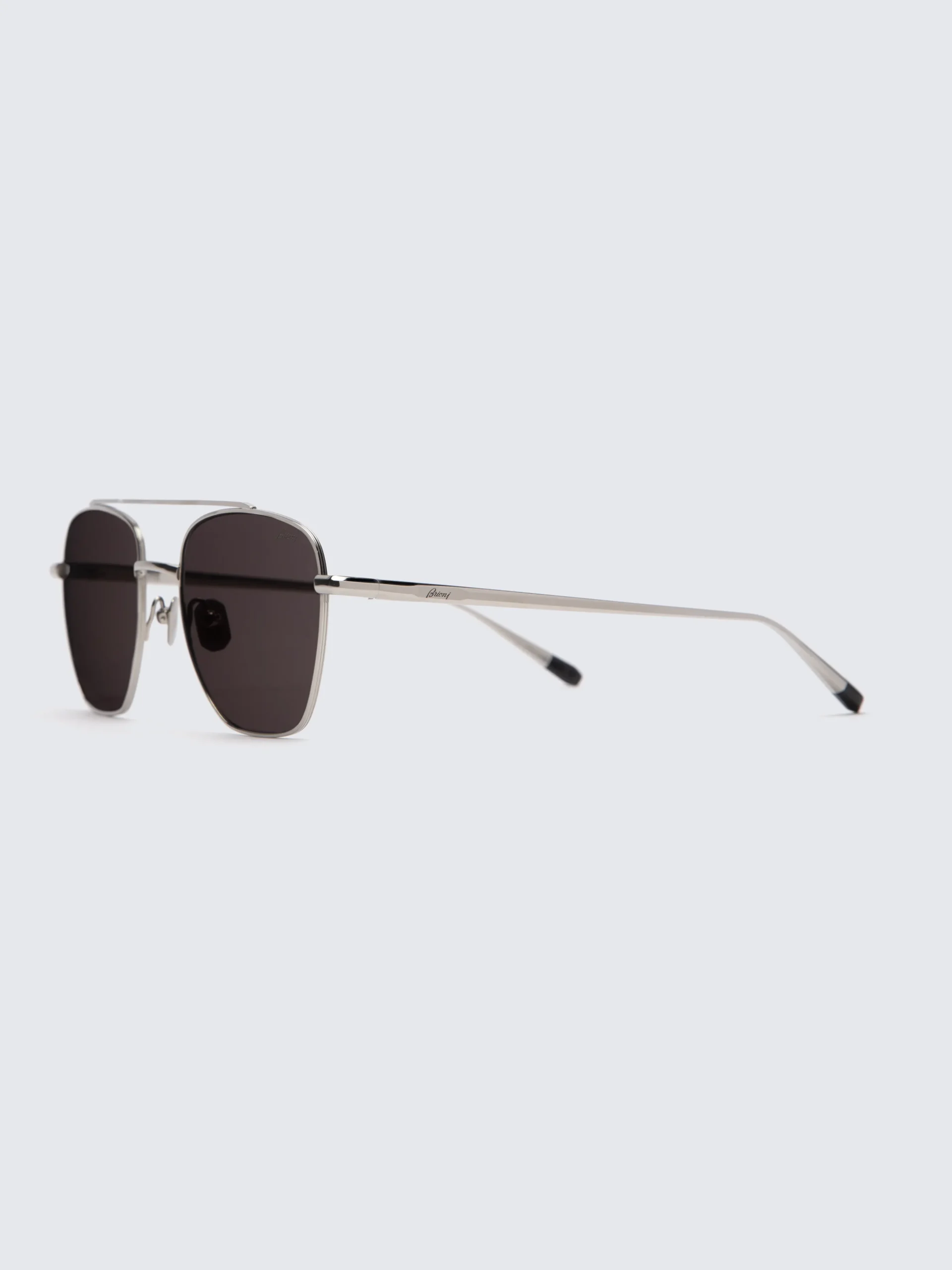 Titanium double bridge sunglasses