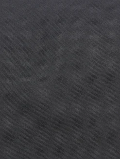 White and lead grey striped cotton twill shirt