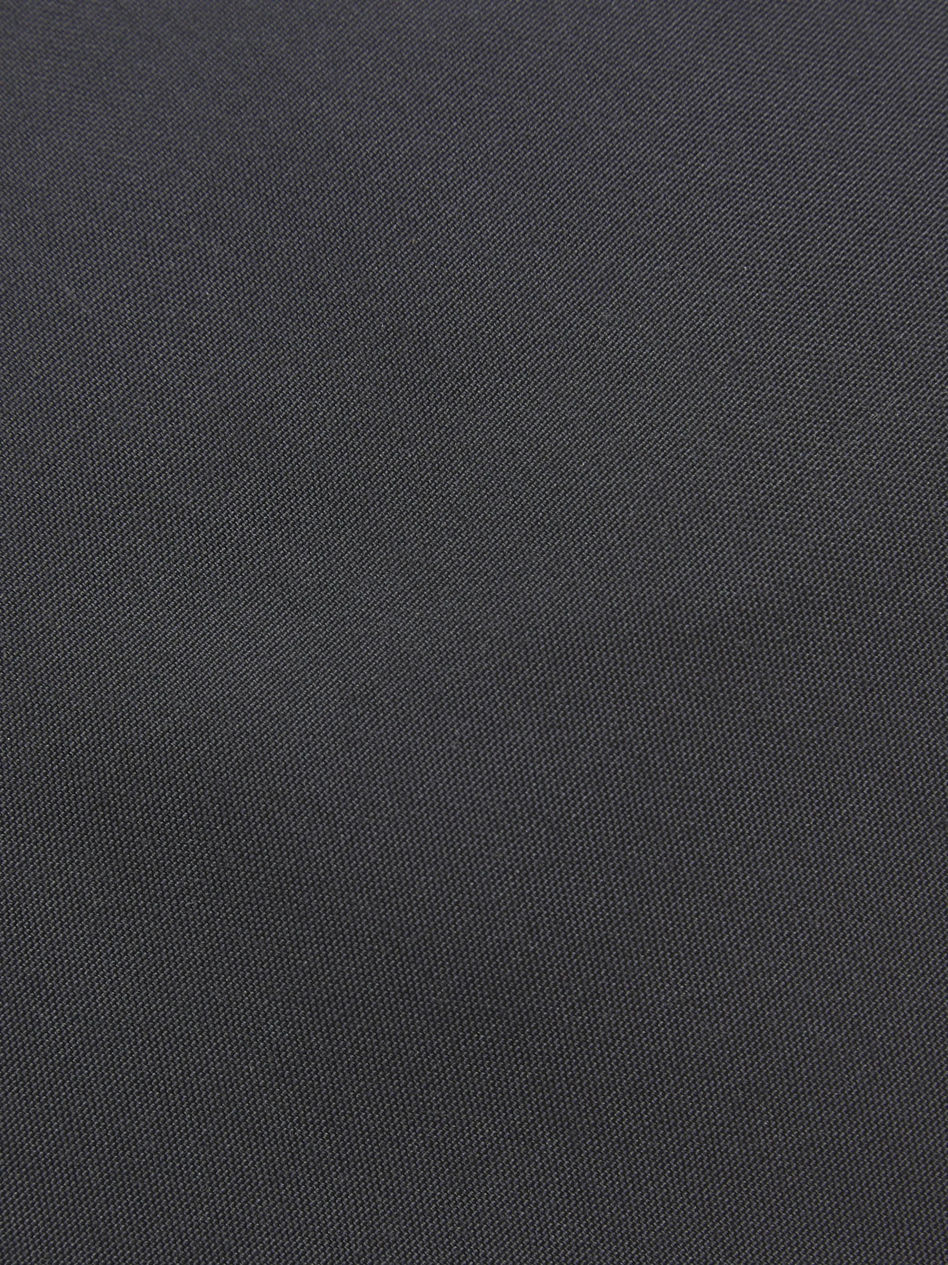 White and lead grey striped cotton twill shirt