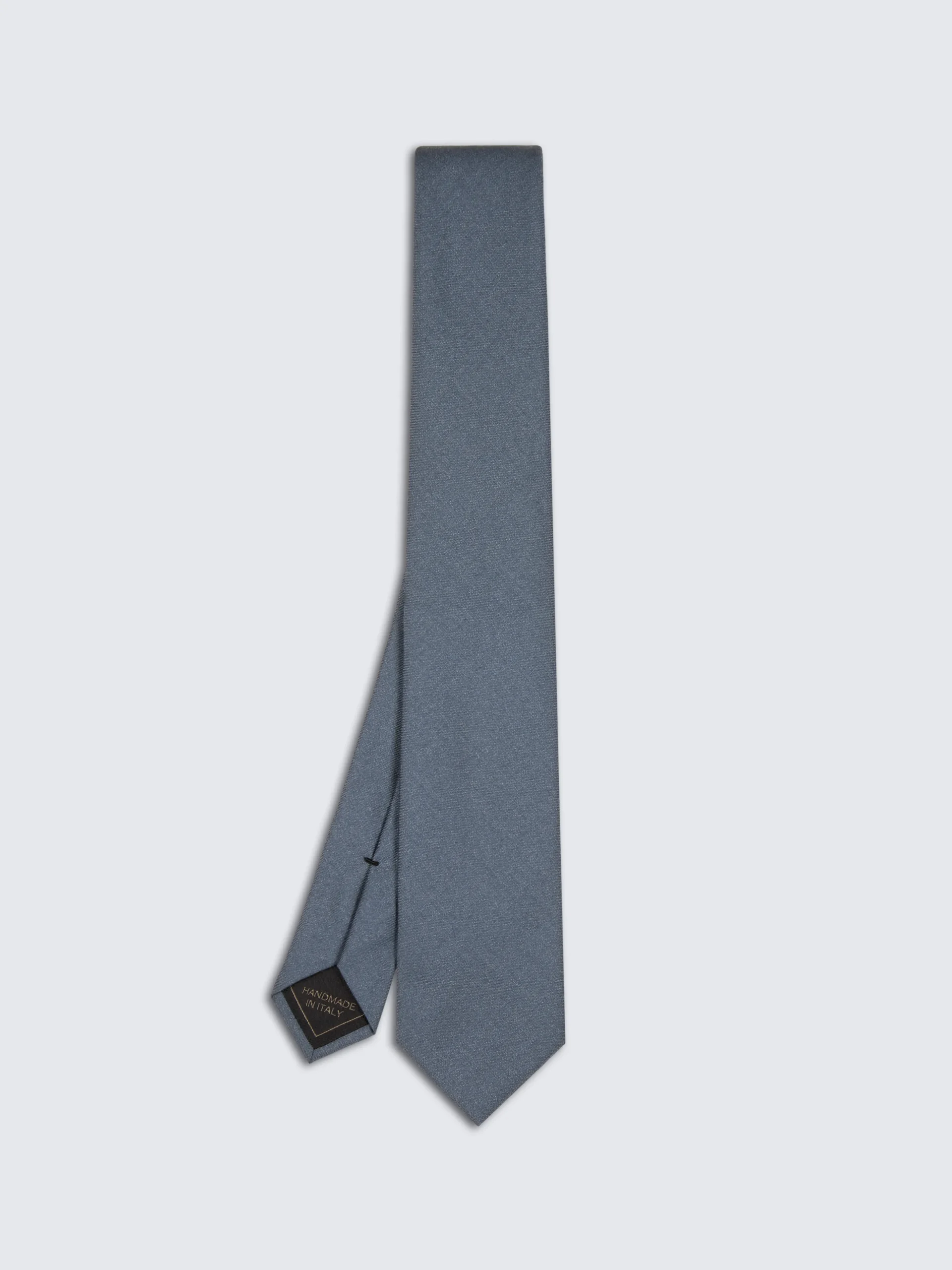 White and light blue striped organic cotton formal shirt