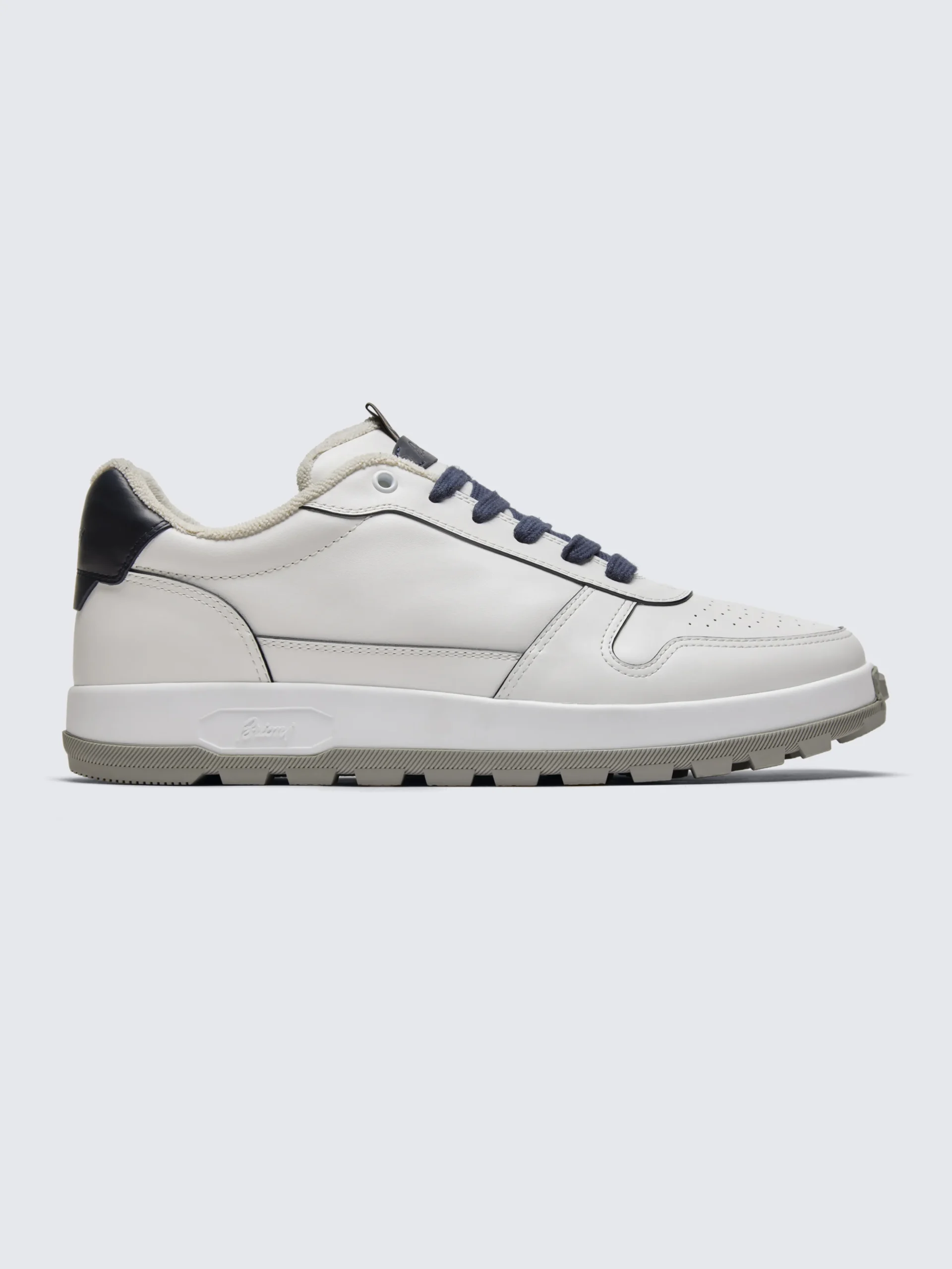 White and midnight blue Crossing sneakers