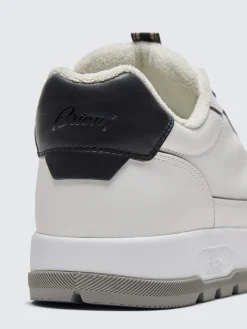 White and midnight blue Crossing sneakers