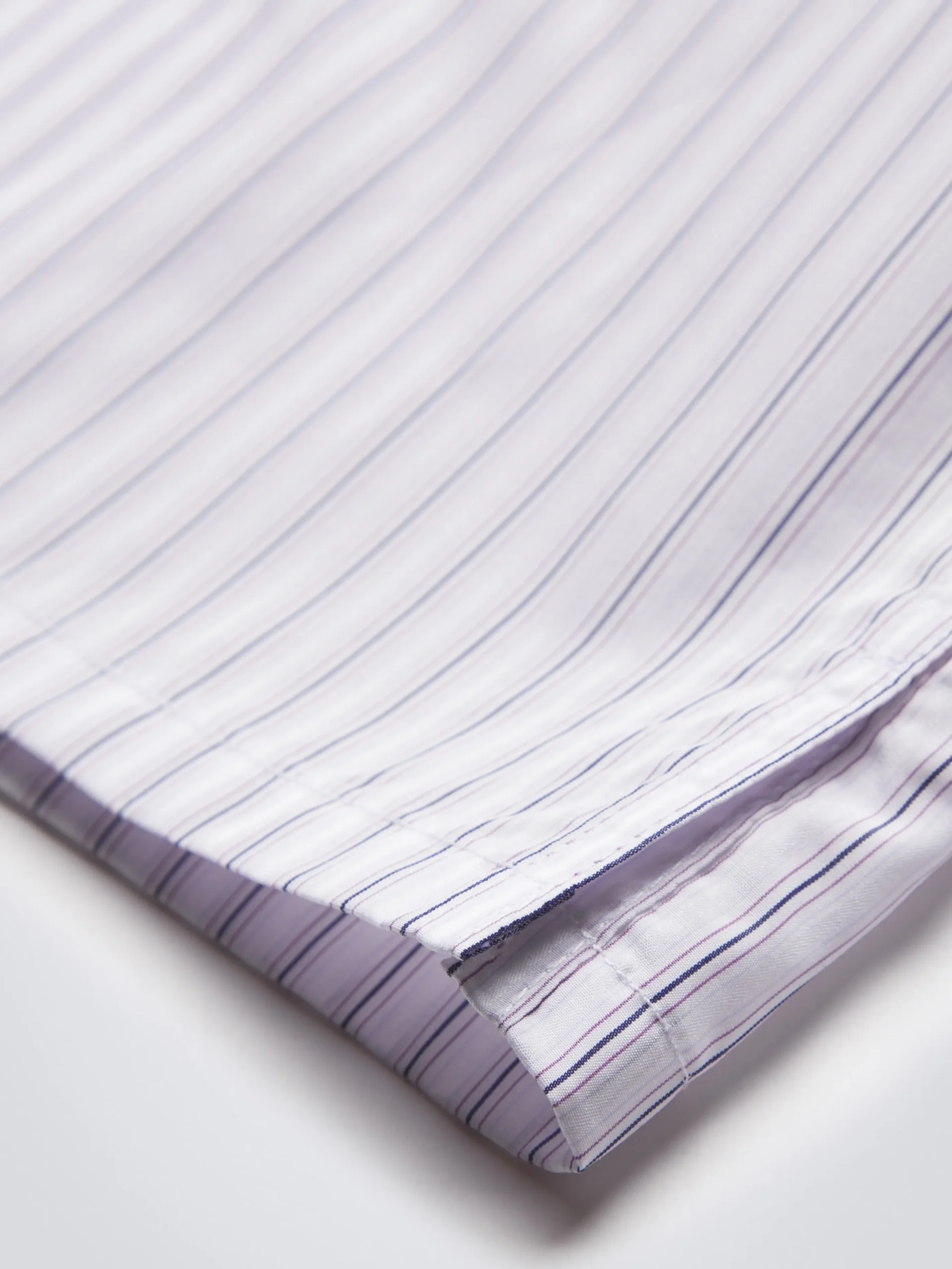 White with black and pink stripes Giza 45 cotton boxer shorts